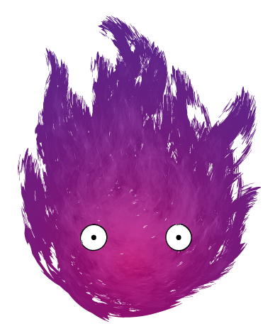 Eine Zeichnung von Calcifer. Gezeichnet von simply-Sylvan (http://simply-sylvan.deviantart.com/art/Calcifer-Purple-176746086) Eine Zeichnung von Calcifer. Gezeichnet von simply-Sylvan (http://simply-sylvan.deviantart.com/art/Calcifer-Purple-176746086)